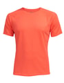 Heren Sportshirt CONA SPORTS Rainbow Tech Tee neon Peach
